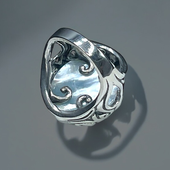 🌺Carolyn Pollack Sterling & Blue Quartz Ring - Picture 8 of 14